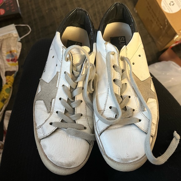 Golden Goode Superstar distressed-finish sneakers size 37 IT, US 7 - Picture 1 of 7